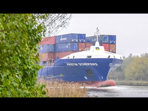 SHIP SPOTTING in Germany! IMPRESSIVE Ships!