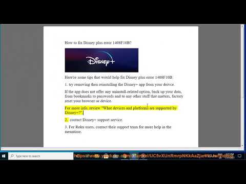 Fix Disney+ error code 1408F10B