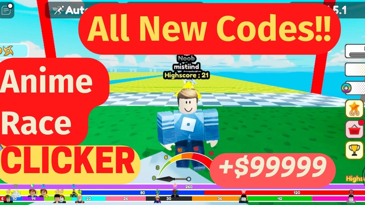 Roblox: Anime Race Clicker Codes (October 2022)