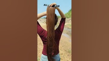 Cột tóc giả thanh quấn thẳng dài qua mông #toccotthanhquan