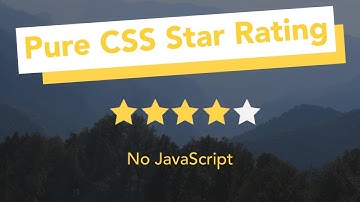 Css Star Rating Widget - How to create star rating in Css | Pure Html and Css Tutorial Hindi