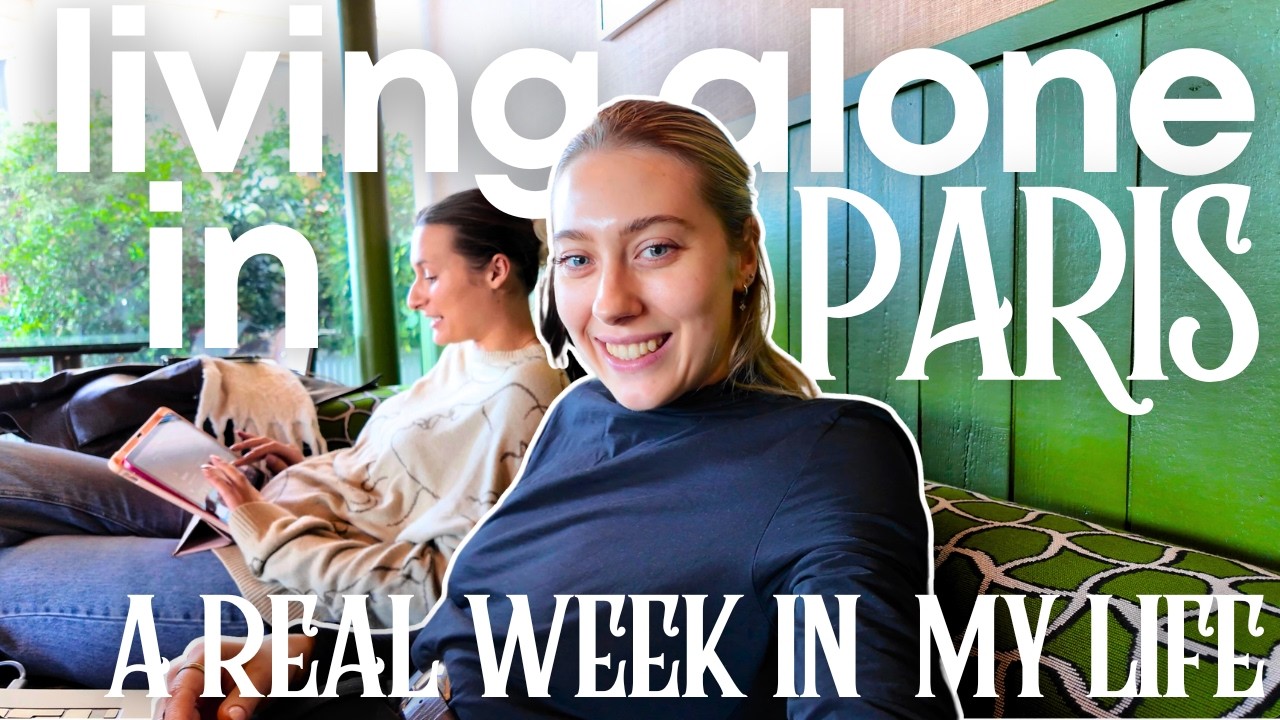 Реальная неделя жизни в одиночестве в Париже 🇫🇷 Хаос, маленькие победы, никаких фильтров и пирсинга