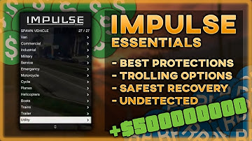 GTA 5 Online | Best $10 Mod Menu | Impulse Essentials | Full Showcase | UNDETECTED