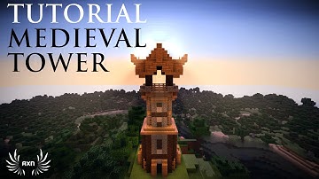 Minecraft - How to Build a Simple Medieval Guard Tower