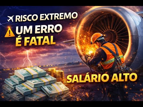 Quanto ganha um MECÂNICO DE MANUTENÇÃO DE AERONAVES? | O trabalho mais arriscado da aviação