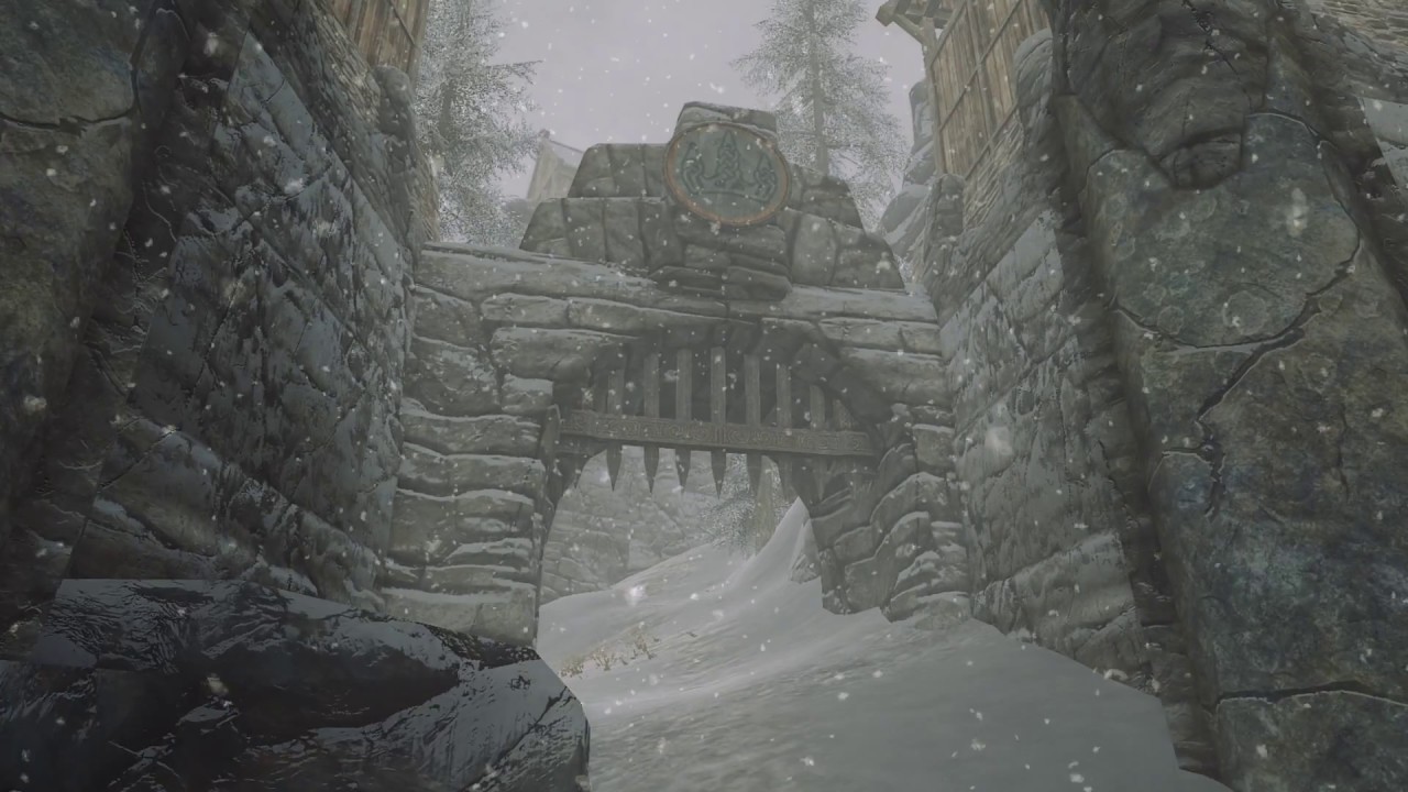 Winterhold Skyrim Special Edition Mod 冬駐城大整 Youtube