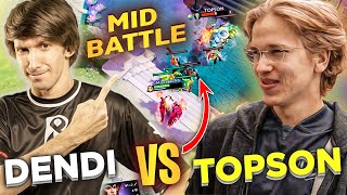LEGEND meets LEGEND - Dendi vs Topson EPIC Mid Battle Dota 2 screenshot 5