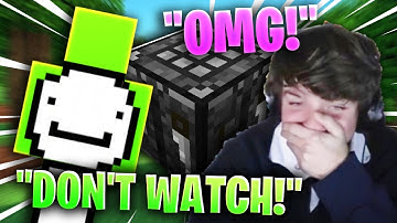Karl Jacobs REACTS to DREAMS COBBLESTONE CRAFTING TABLE!