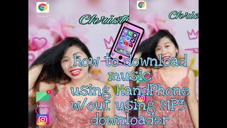 How to download music using HandPhone w/out using MP3 downloader Apps. screenshot 1