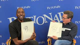 Pictionary: Behind the Scenes - John Salley & Dan Bucatinsky 'Draw Each Other's Portraits' Dec 2023 Update