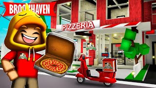 Ik Werd Een PIZZA BEZORGER In Brookhaven! (Roblox)