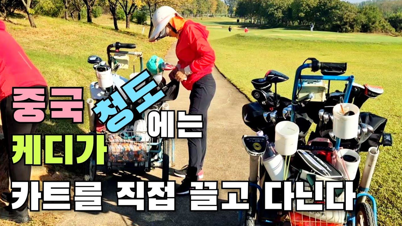 중국 청도  화산cc / 워킹 라운딩이 뭔지 궁금하지요?