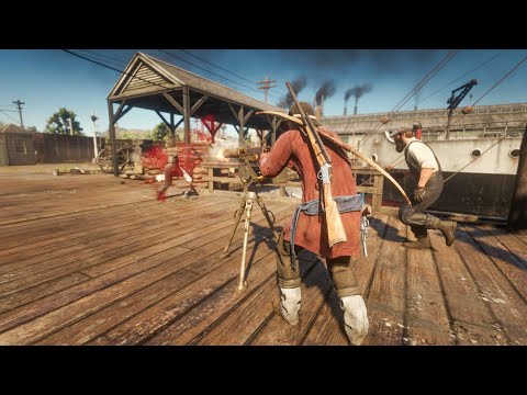 Melee Gameplay Funny - Red Dead Redemption 2 - Funny & Brutal - Comedy Videos Part461