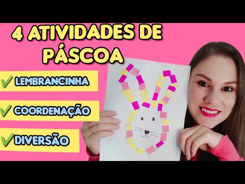 COMO COMEMORAR A PÁSCOA NA ESCOLA | Atividades de Páscoa | 4 Ideias de Atividades