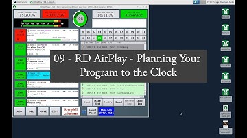 Rivendell Training 09 - RD AirPlay - Planning Your Program to the Clock