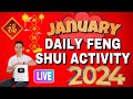 JANUARY 2024 DAILY FENG SHUI ACTIVITY ALAMIN ANG MGA MASWERTENG ARAW AT MGA DAPAT IWASAN