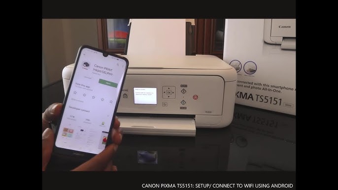 Canon PIXMA TS5150 Series – Enabling printing from an Android Smartphone 