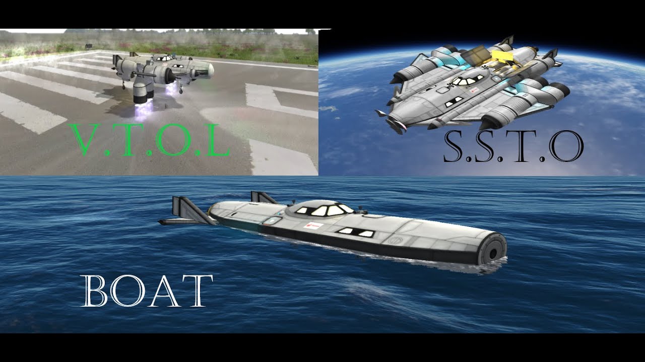 Vtol Boat VTOL SSTO Boat - YouTube