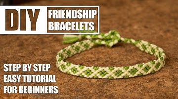 Diamonds X Autumn Friendship Bracelets Step by Step Tutorial | Easy Tutorial for Beginner