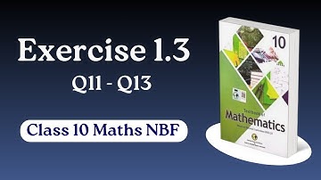Exercise 1.3 Class 10 Maths New Book NBF 2025 | Class 10 Maths Chapter 1 Exercise 1.3 New Book