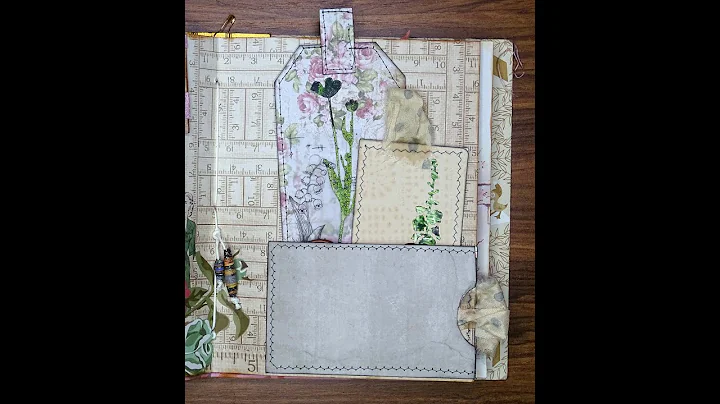 Fold over pocket for Cinderella Little Golden Book...