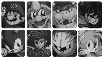 Super Smash Flash 2 - All Characters Game Over Screen (1.4.0 Beta)