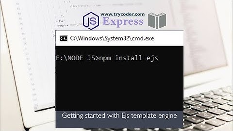 Getting started with Ejs template engine