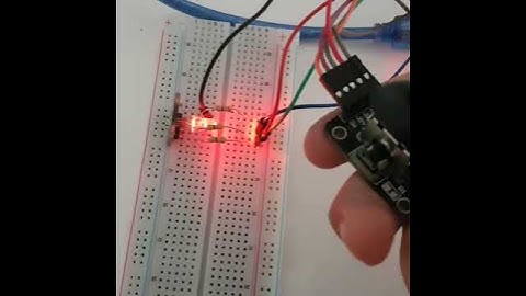Arduino joystick ile rgb led kontrolü