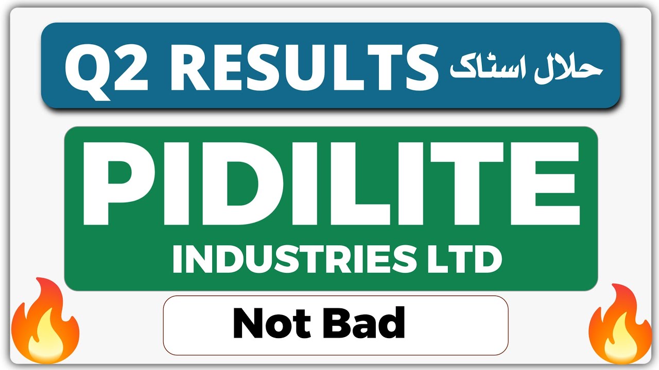 Pidilite Q2 Results 💥 | Pidilite Industries limited Quarterly Results ...