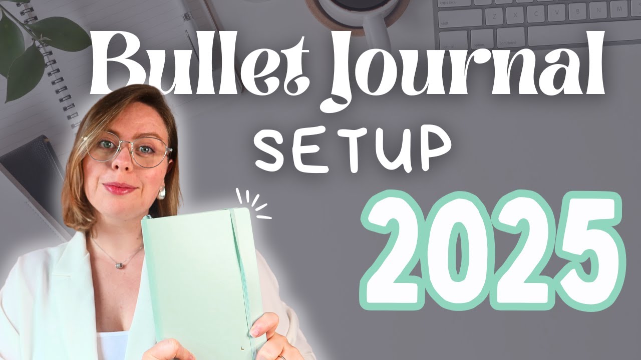 MON BULLET JOURNAL 2025 : Setup et organisation complète !📔✨
