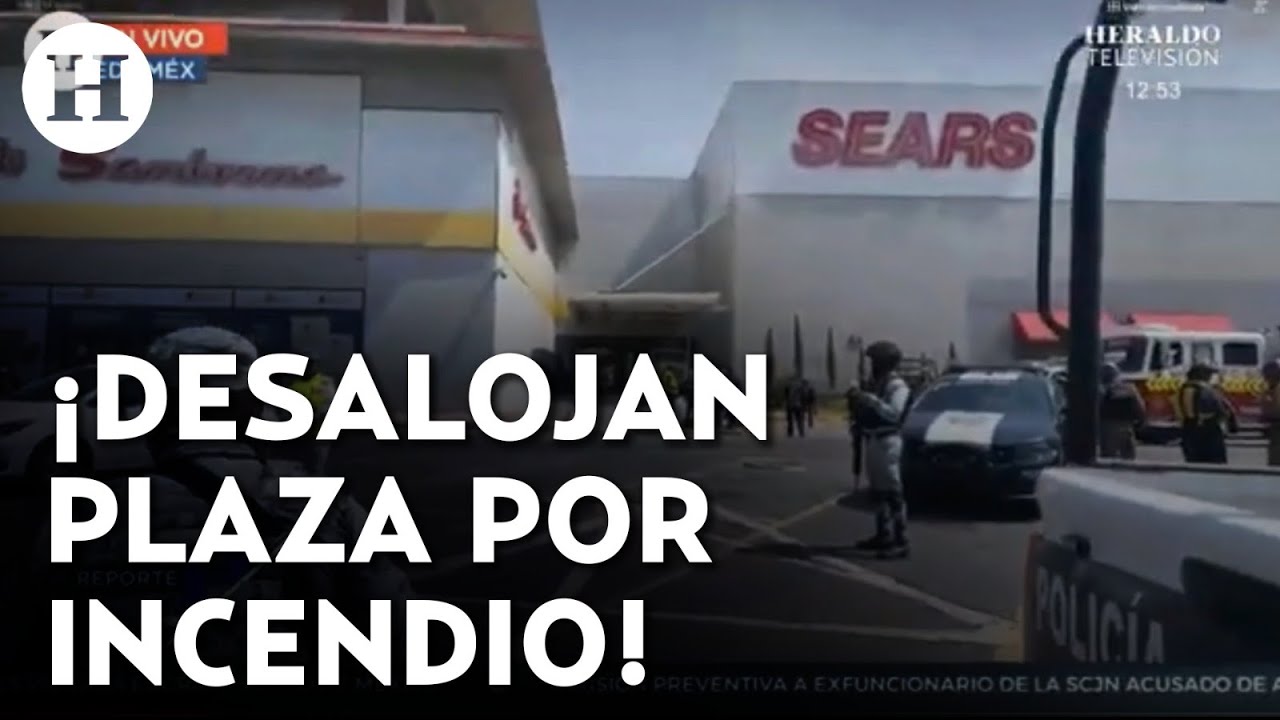 ¡Alerta por incendio! Cuatro locales en llamas dentro de Plaza las Américas en Ecatepec