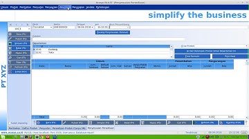 Acosys V4 - Penyesuaian Persediaan