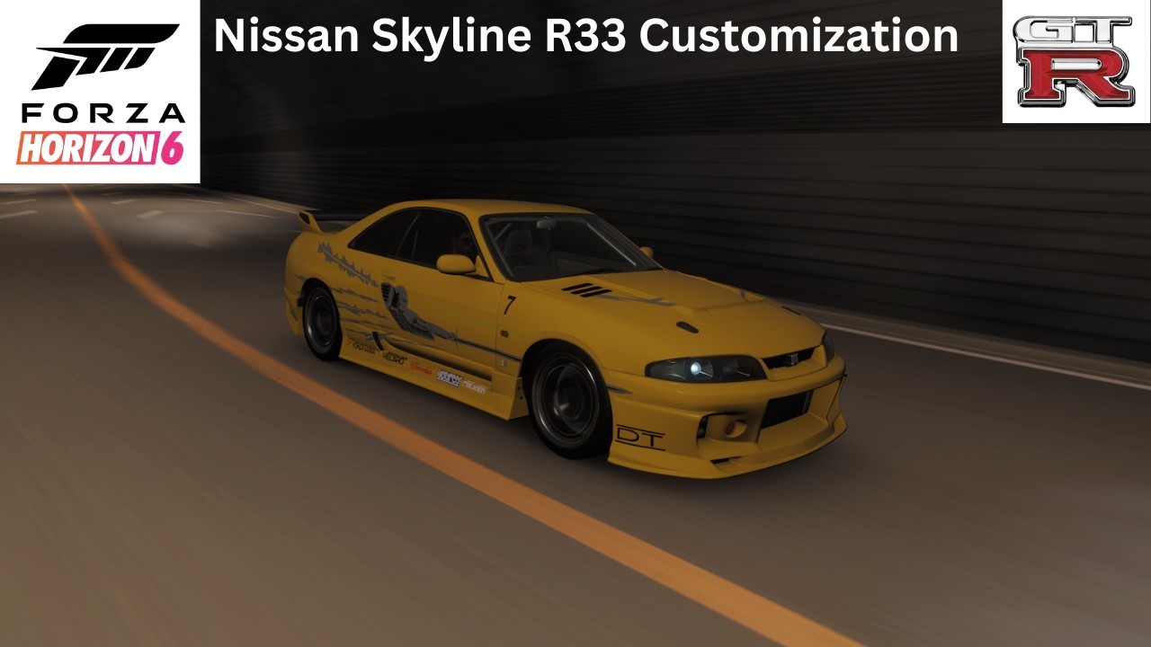 Forza Horizon 6 Nissan Skyline R33 Customization - YouTube