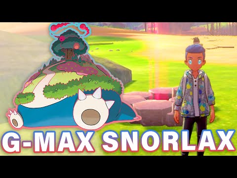 Video: Pok Mon Sword And Shield Avduker Gigantamax Snorlax, Tilgjengelig Desember