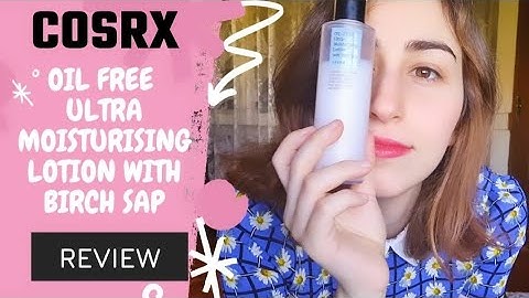 Cosrx oil free moisturizing lotion review