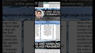 FORENSIC CHEMISTRY AND TOXICOLOGY ( GLASS FRACTURE)