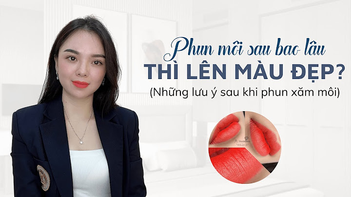 Dặm lại môi sau bao lâu