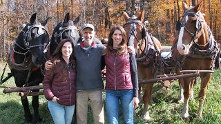 Logs for Firewood// Family Working Together!!