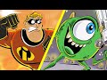 Pixar Characters in the Fairly OddParents Style | Butch Hartman