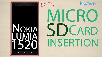 Nokia Lumia 1520 - How to change the memory card