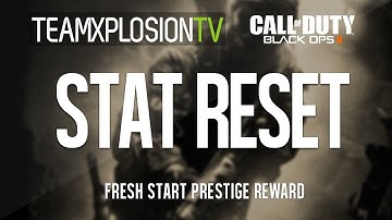 Black Ops 2: Stat Reset "Fresh Start" Prestige Unlock