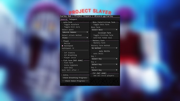 NEW!] ROBLOX Project Mugetsu Script Hack GUI : Auto Farm, Kill Aura, Item  Hack! *2023* 