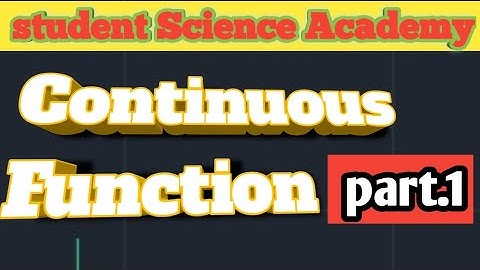 Continuous Function part1