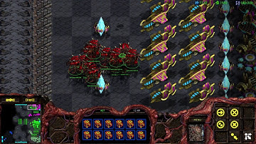 [Cross_tv1] Reason to play in a 2v3 as Zerg | Starcraft Fastest Map Zerg