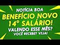 14 salario Decimo quarto salario para aposentados pensionista INSS