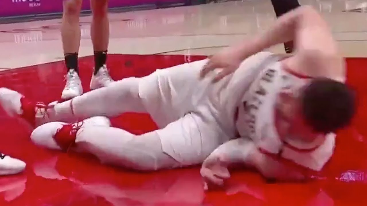 Jusuf Nurkic suffers devastating leg injury as his Blazers edge Nets in 2  OTs