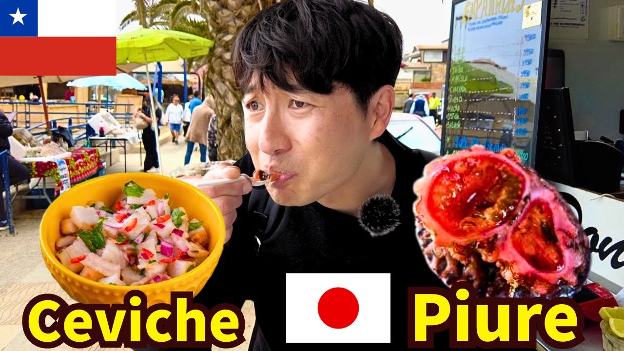 JAPONÉS prueba CEVICHE en EL QUISCO por primera vez