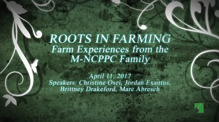 Let's Talk About M-NCPPC's Roots in Farming