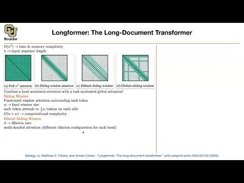 Longformer | Lecture 57 (Part 1) | Applied Deep Learning (Supplementary)