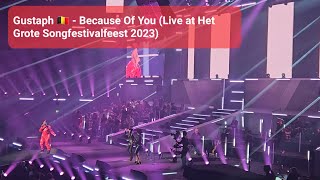 Gustaph - Because Of You 🇧🇪 (Live at Het Grote Songfestivalfeest 2023)